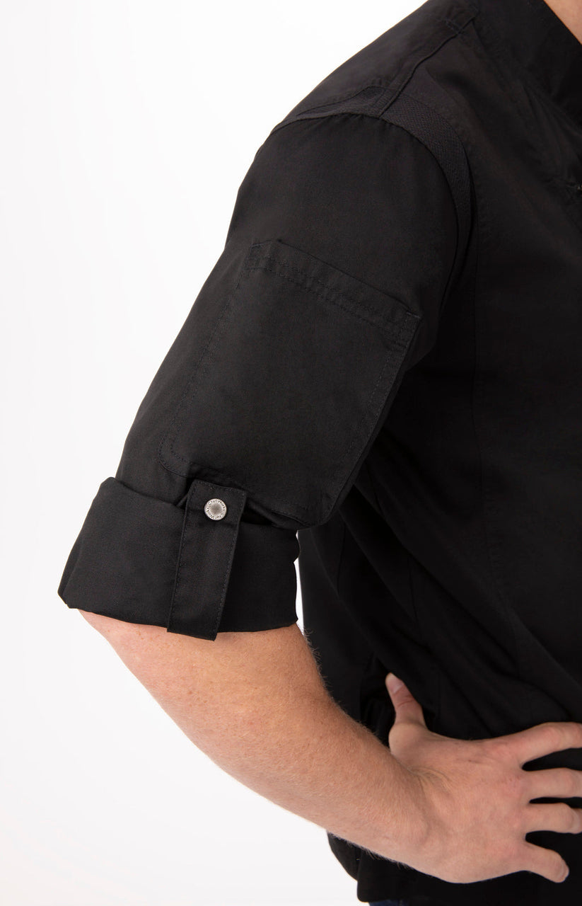 Unisex Hartford Chef Jacket - Black