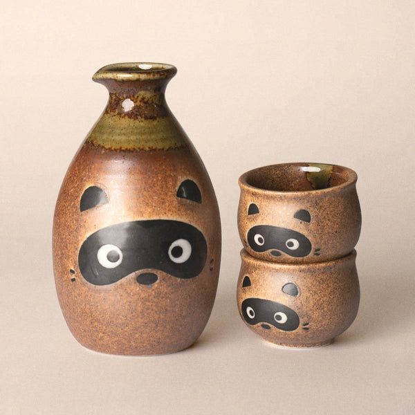 Sake Set - Racoon