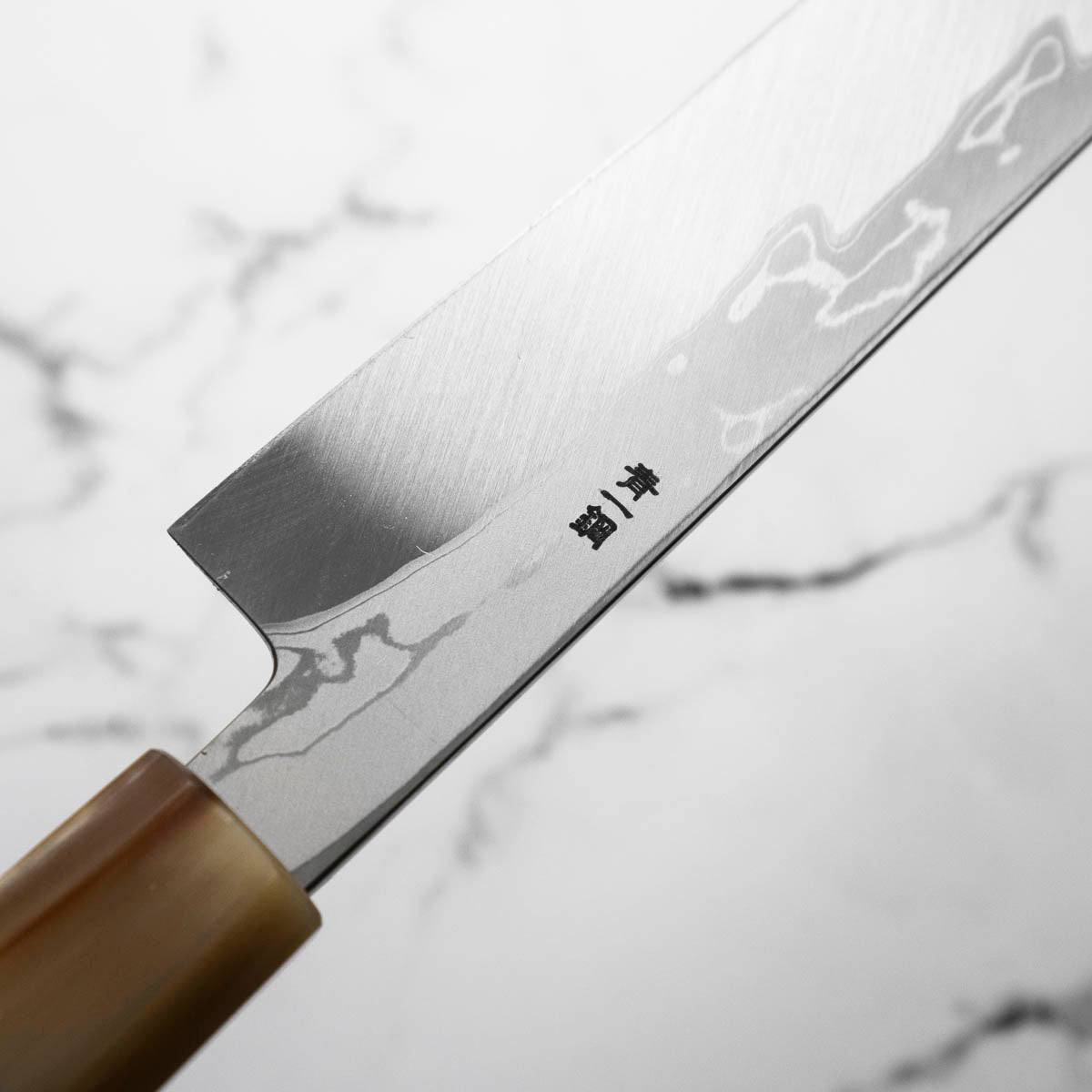 Yamawaki Hamono Nakagawa Satoshi Blue 1 Damascus Kiritsuke Yanagiba 360mm