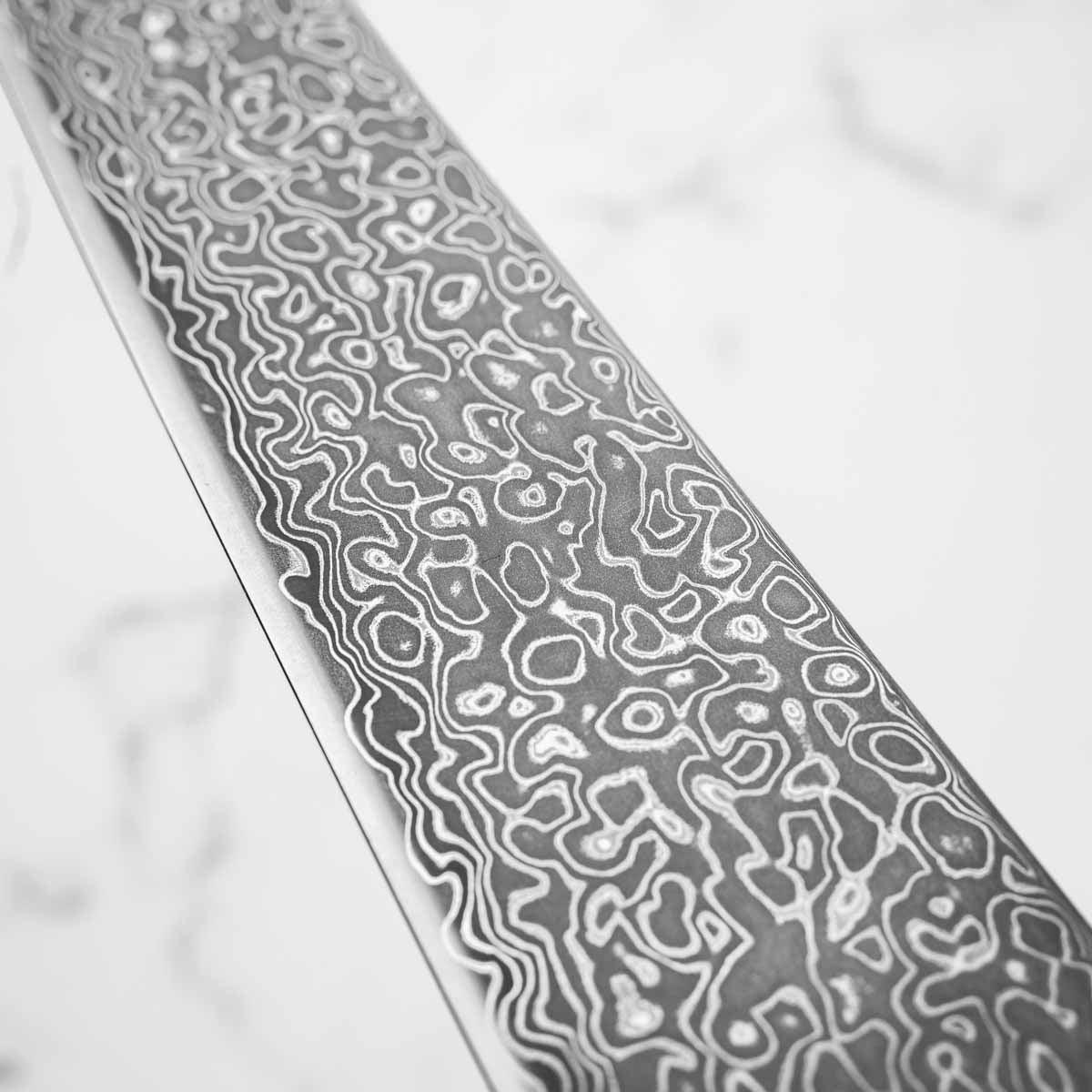 Seido VG10 Kurozome Nickel Damascus Sujihiki 270mm - Persimmon