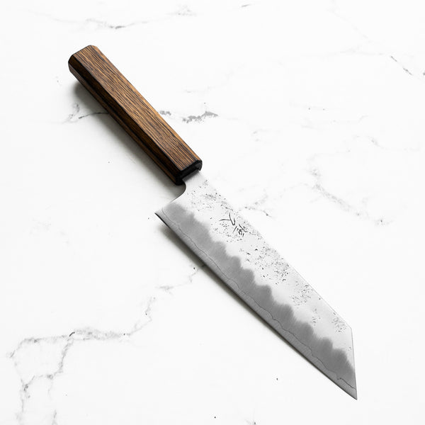 Tsunehisa Ginsan Nashiji Bunka 165mm - Dark Oak