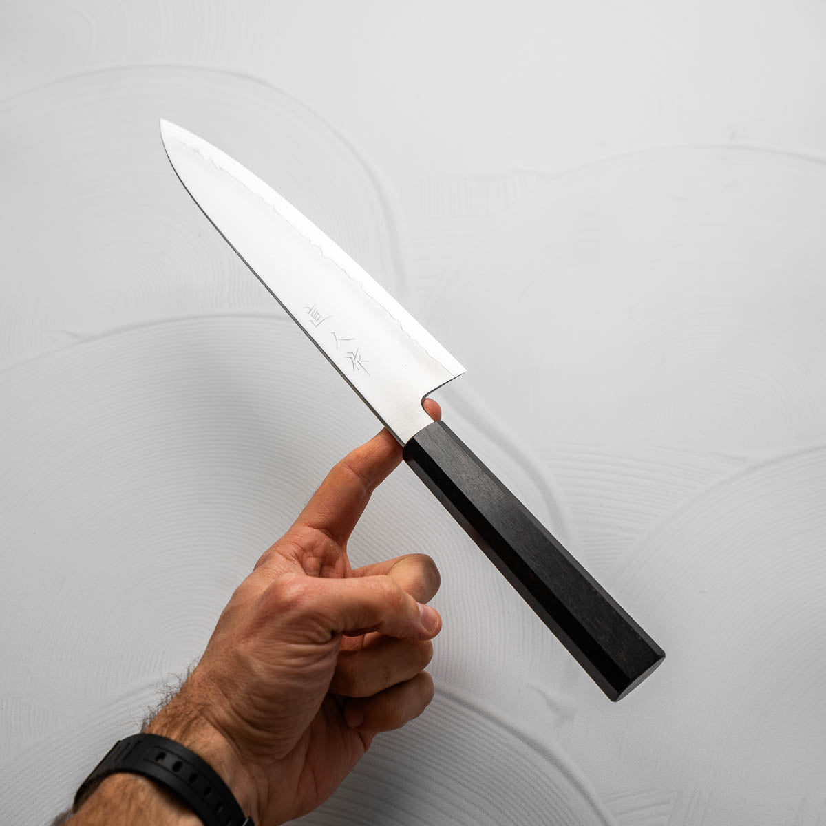 Myojin Riki Seisakusho Cobalt Special Gyuto 210mm - Ebony