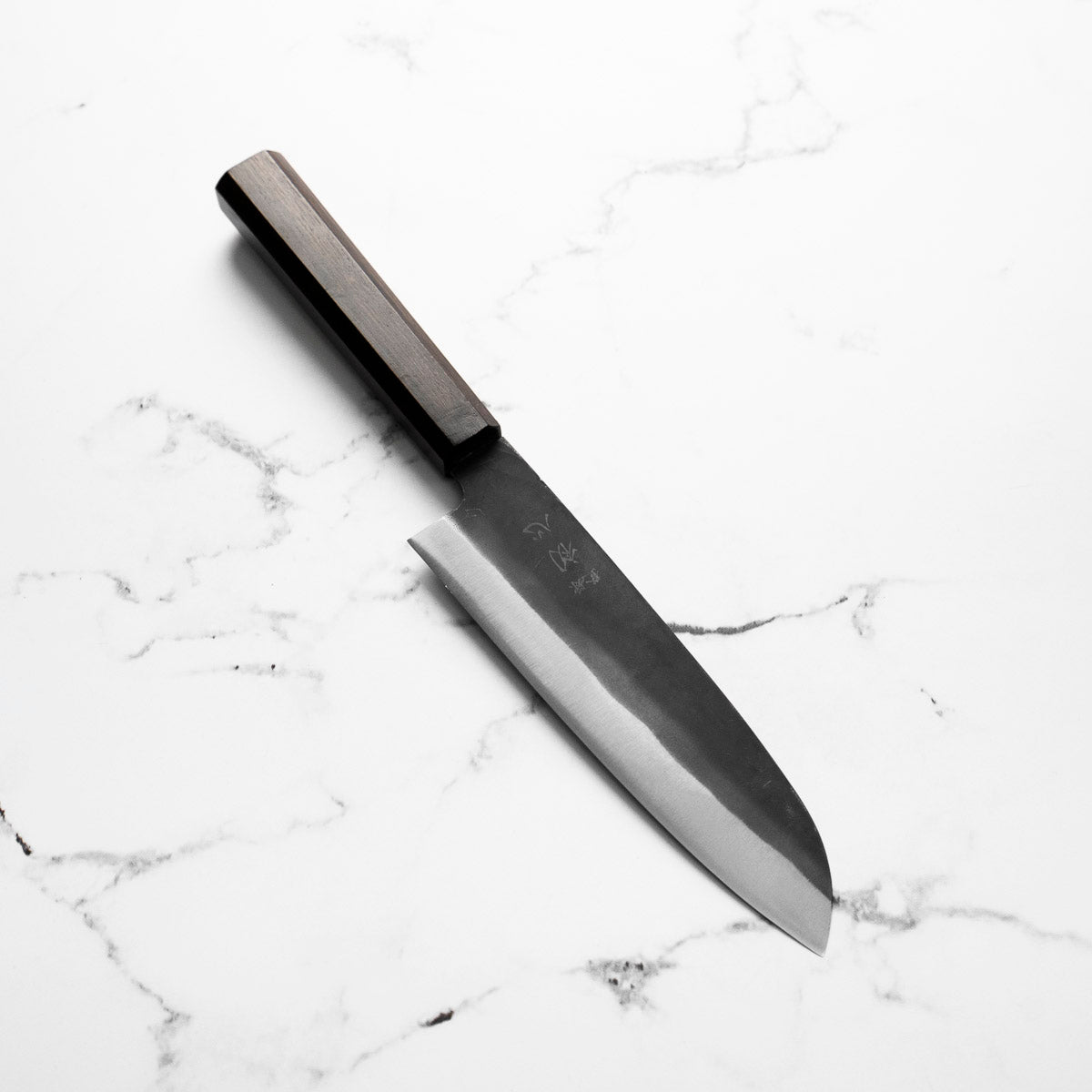 2.tsunkoro様 Hatsukokoro Blue 2 Kurouchi Santoku 165mm - Ebony – Chef's Edge