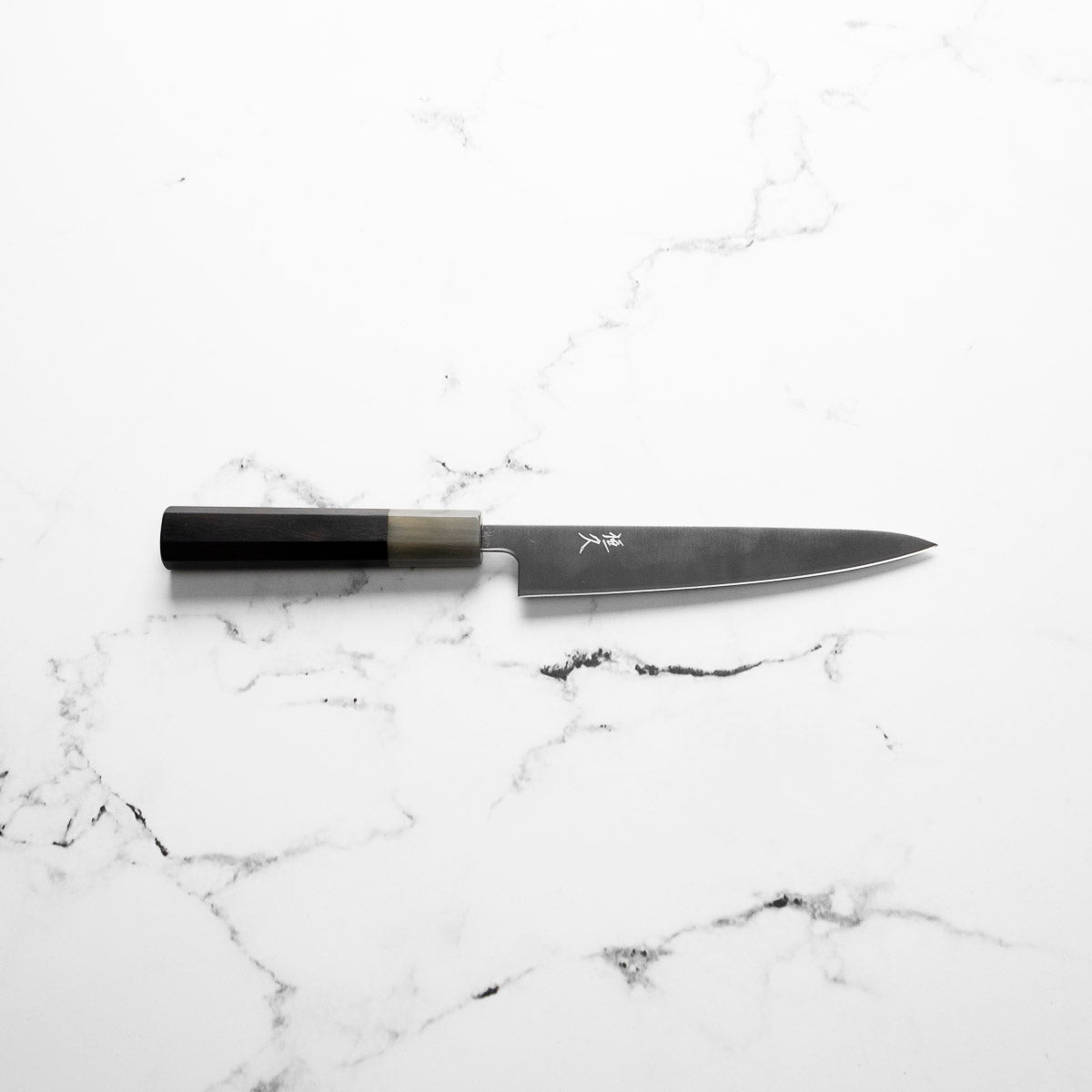 Tsunehisa Migaki Blue Super Petty 150mm - Ebony & Blonde