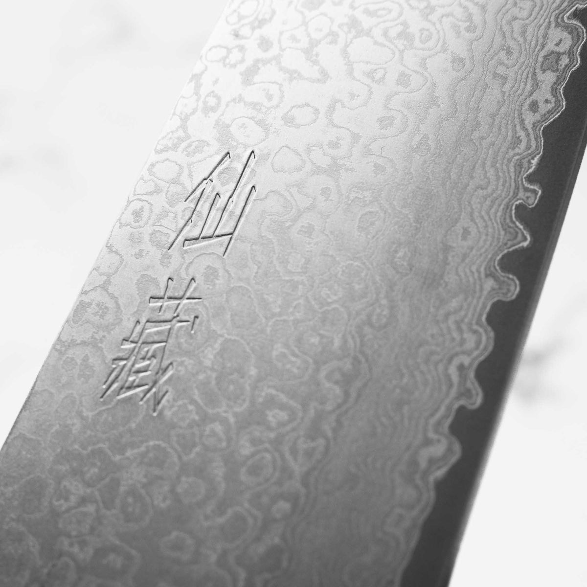 Senzo Black VG10 Damascus Santoku 167mm