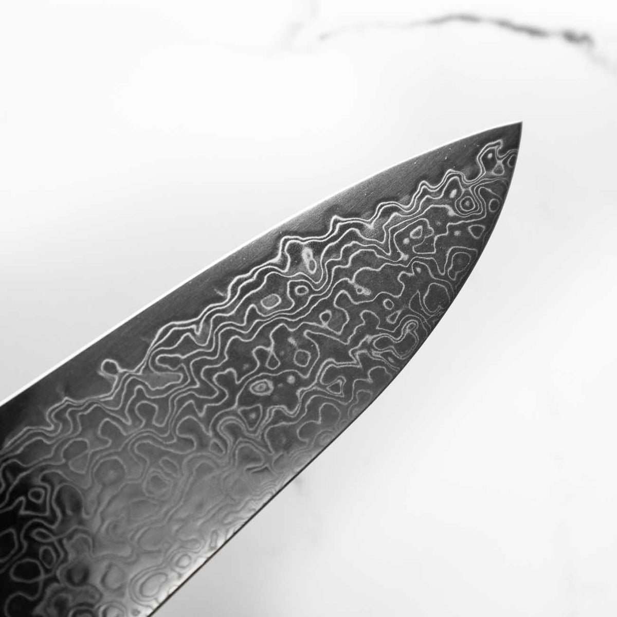 Hatsukokoro Ryuhyo SG2 Damascus Gyuto 210mm - Dark Maple