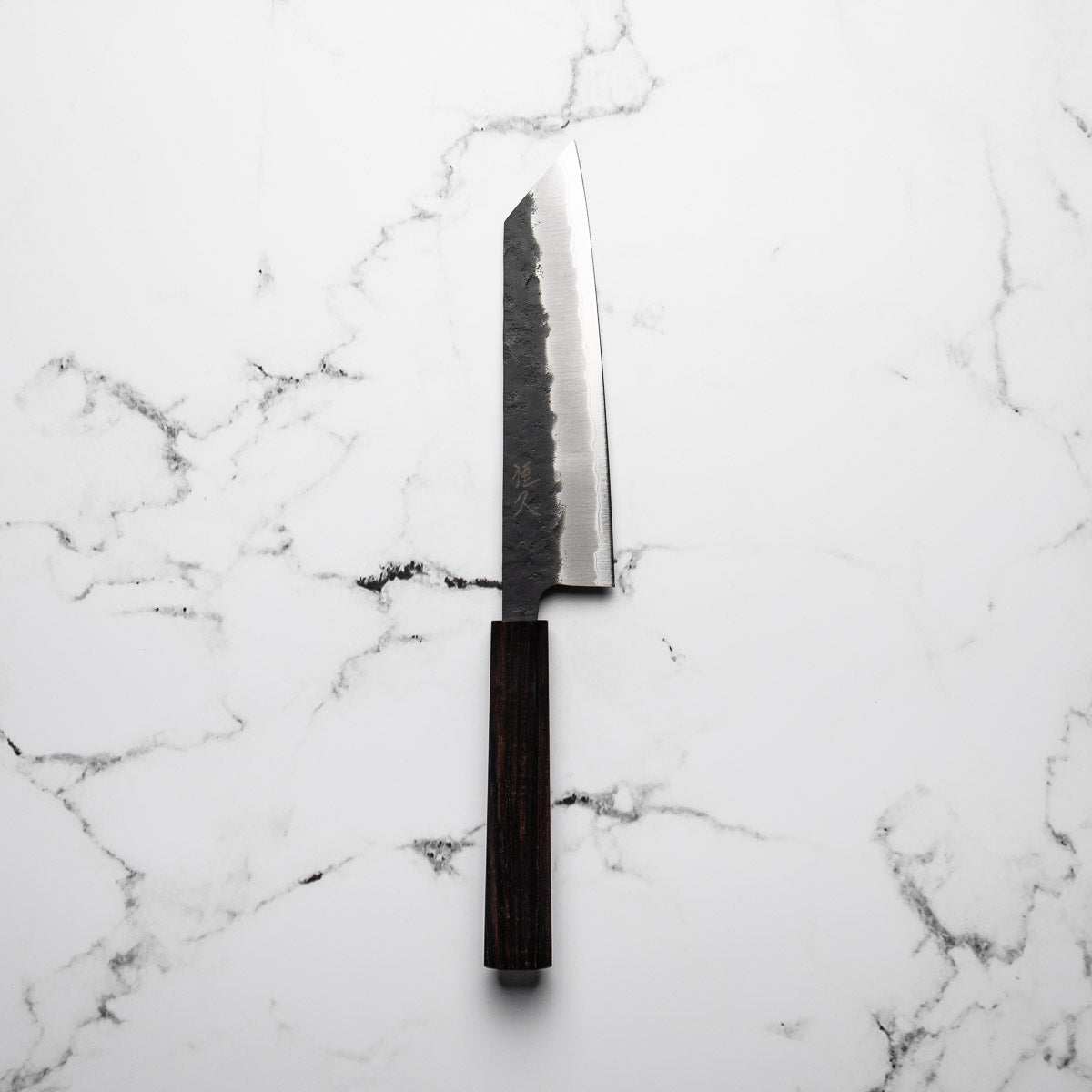 Tsunehisa Kurouchi Blue Super Nashiji Bunka 165mm - Ebony