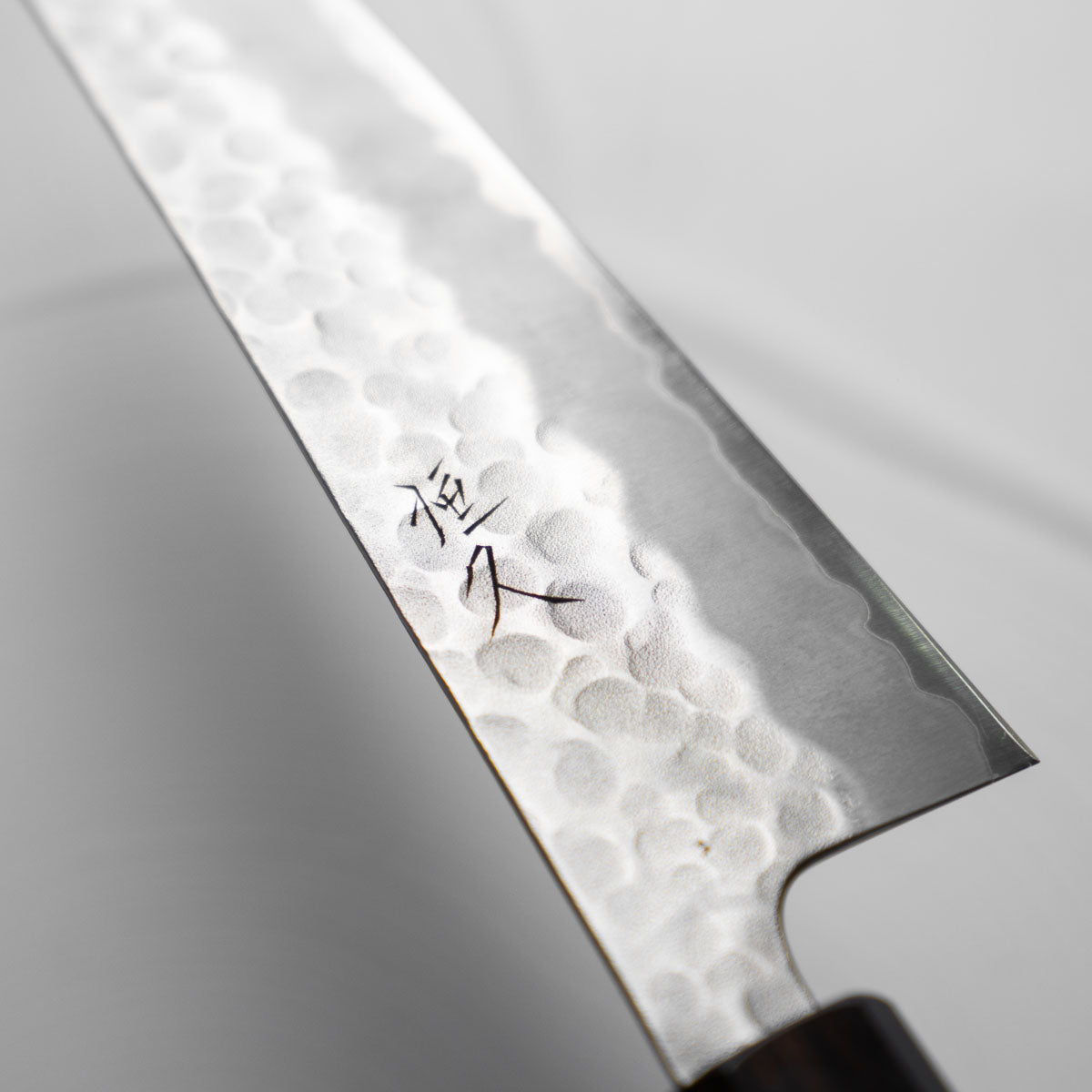 Tsunehisa White 2 SS Clad Tsuchime Gyuto 210mm - Ebony