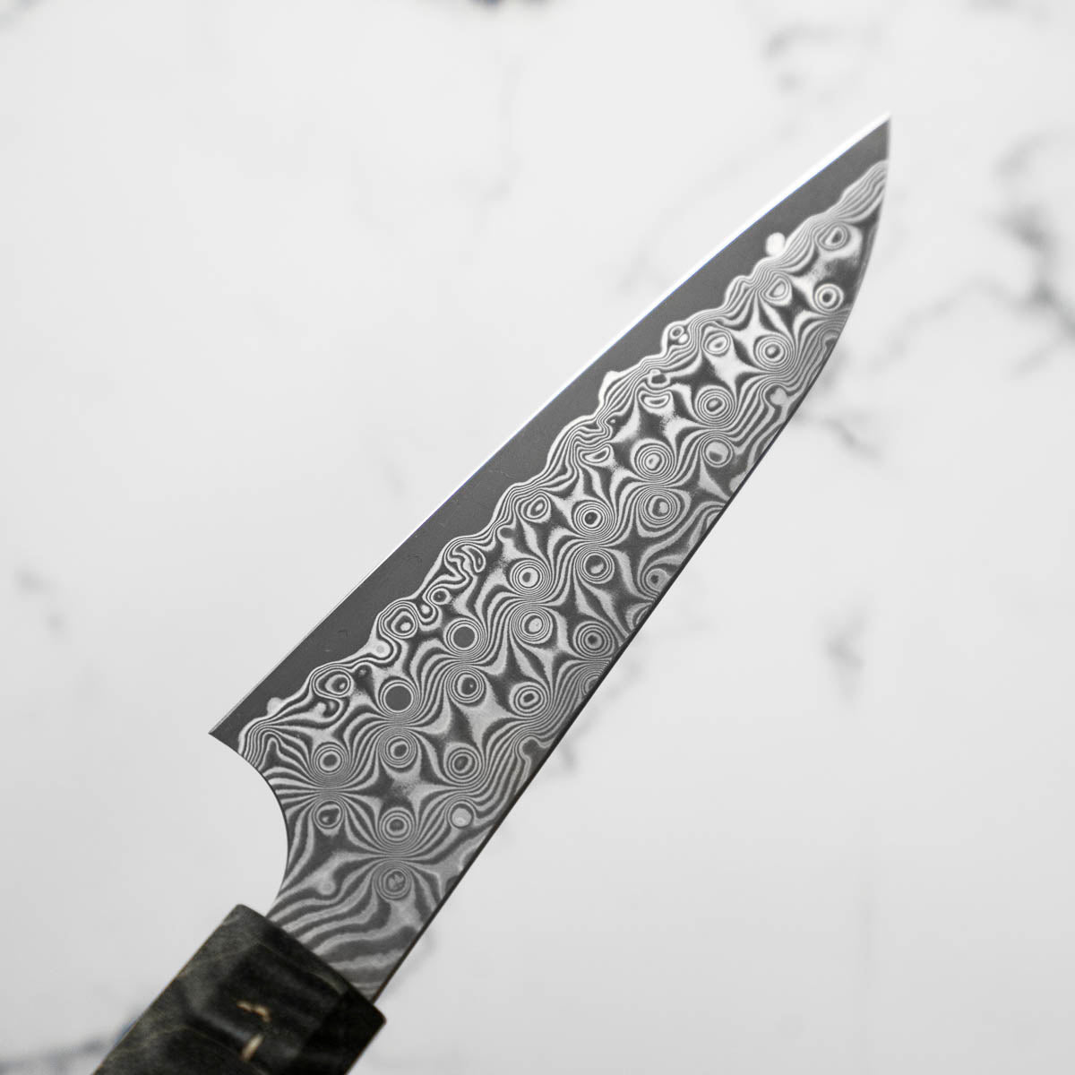 Nigara Hamono SG2 "Raindrop" Damascus Petty 120mm