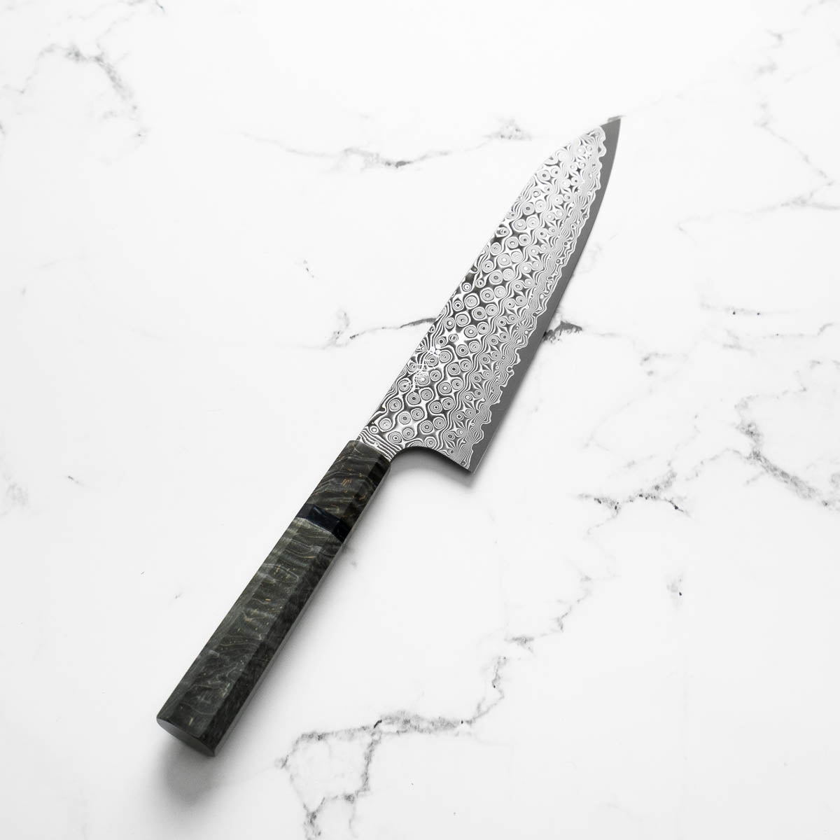Nigara Hamono SG2 Raindrop Damascus Gyuto 210mm