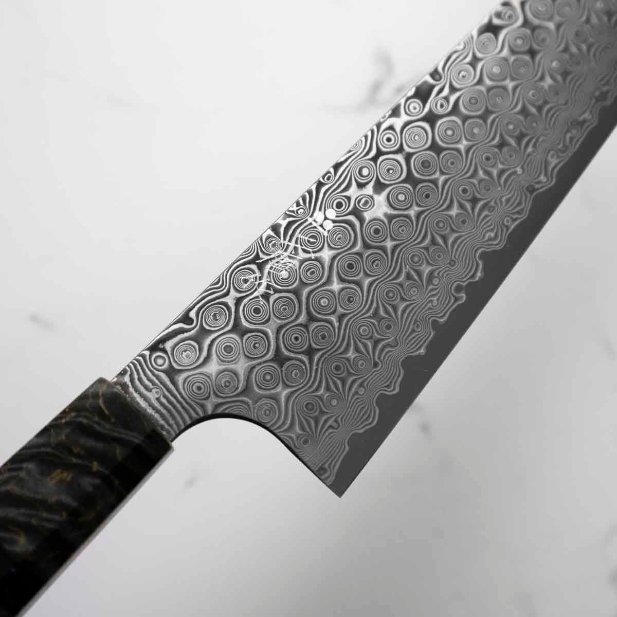 Nigara Hamono SG2 Raindrop Damascus Gyuto 210mm