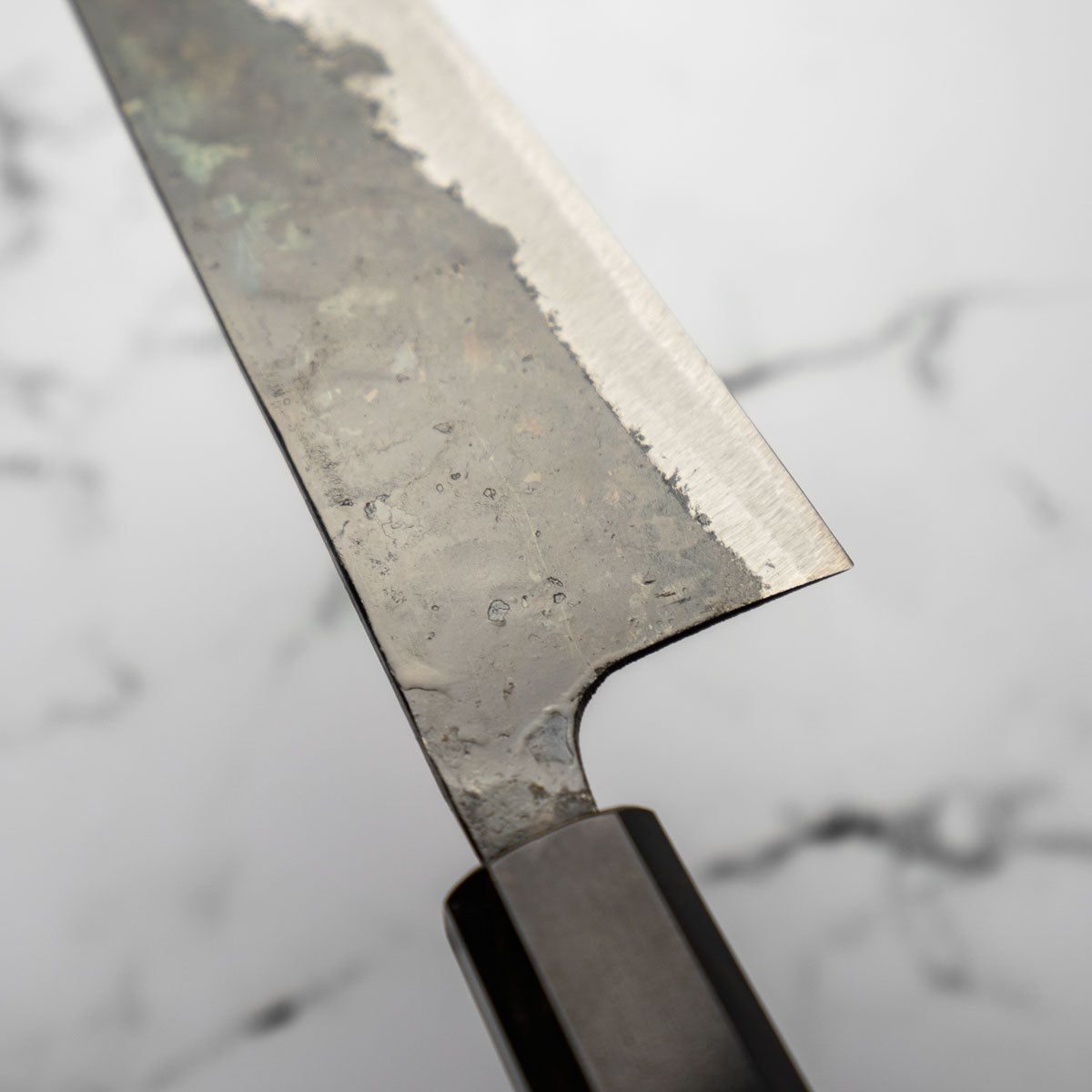 Hatsukokoro Kurokuma Blue 2 Kurouchi Bunka 165mm - Ebony