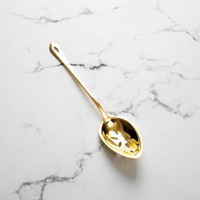 Gestura 00 Gold Slotted Spoon