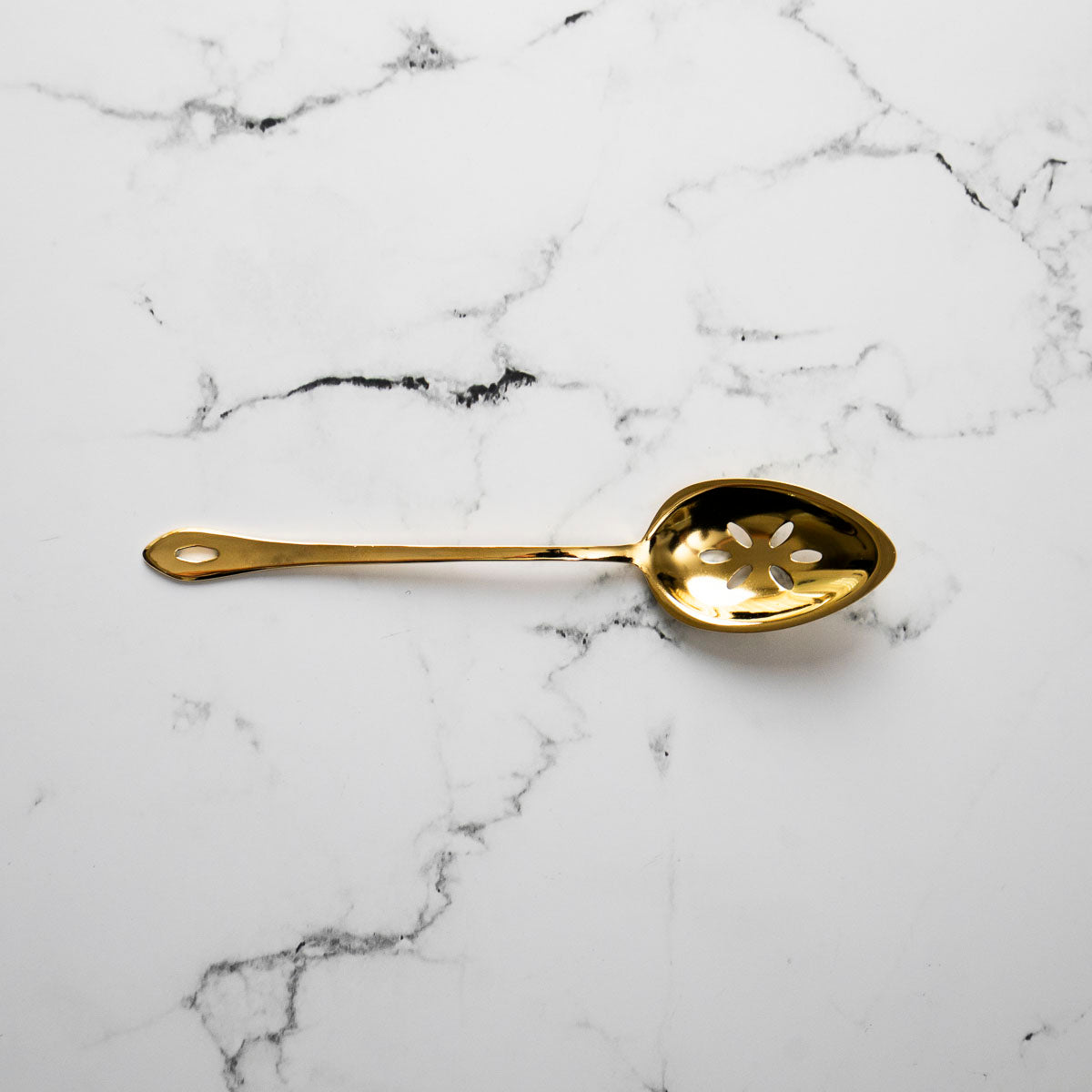 Gestura 00 Gold Slotted Spoon