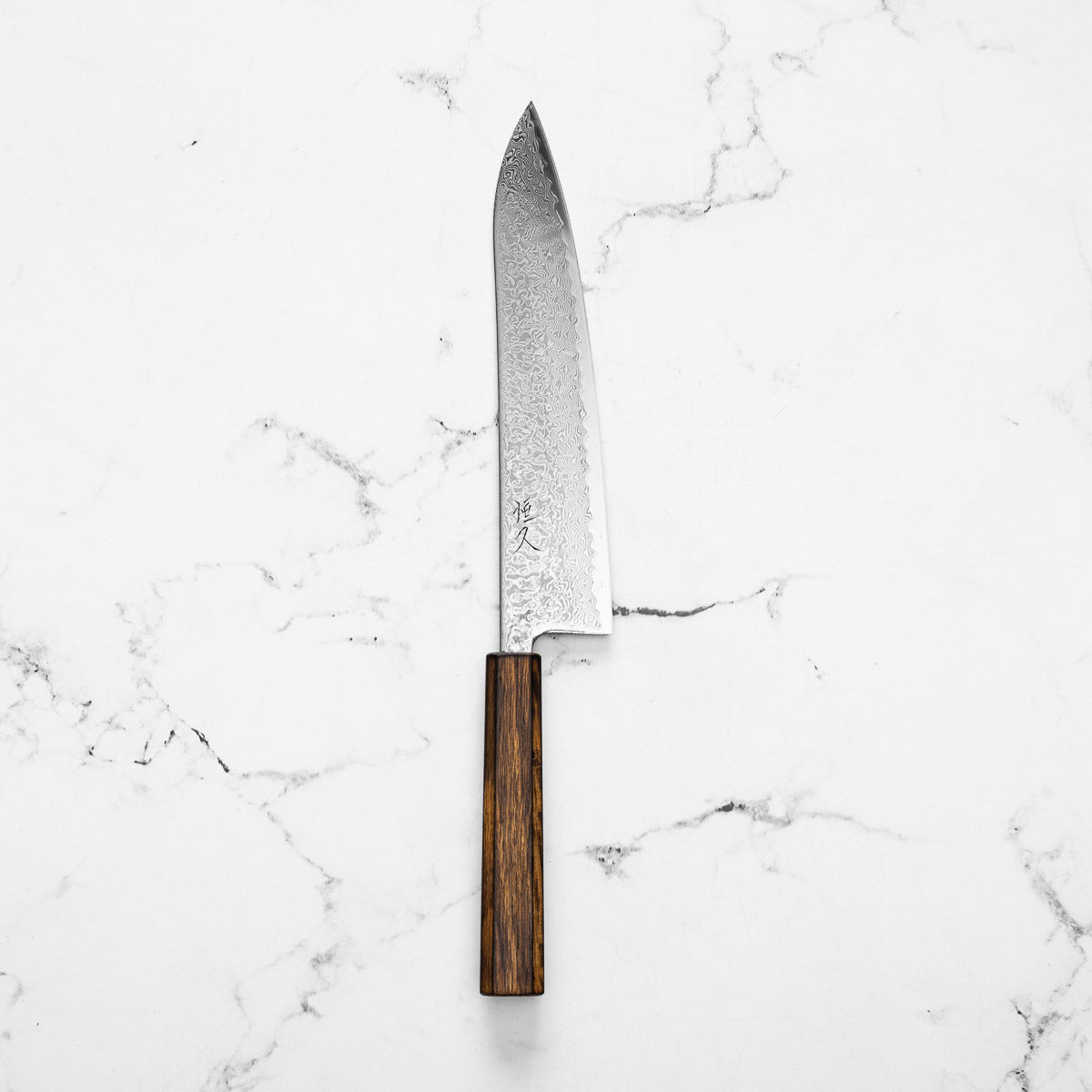 Tsunehisa SRS13 Damascus Gyuto 240mm - Black Oak