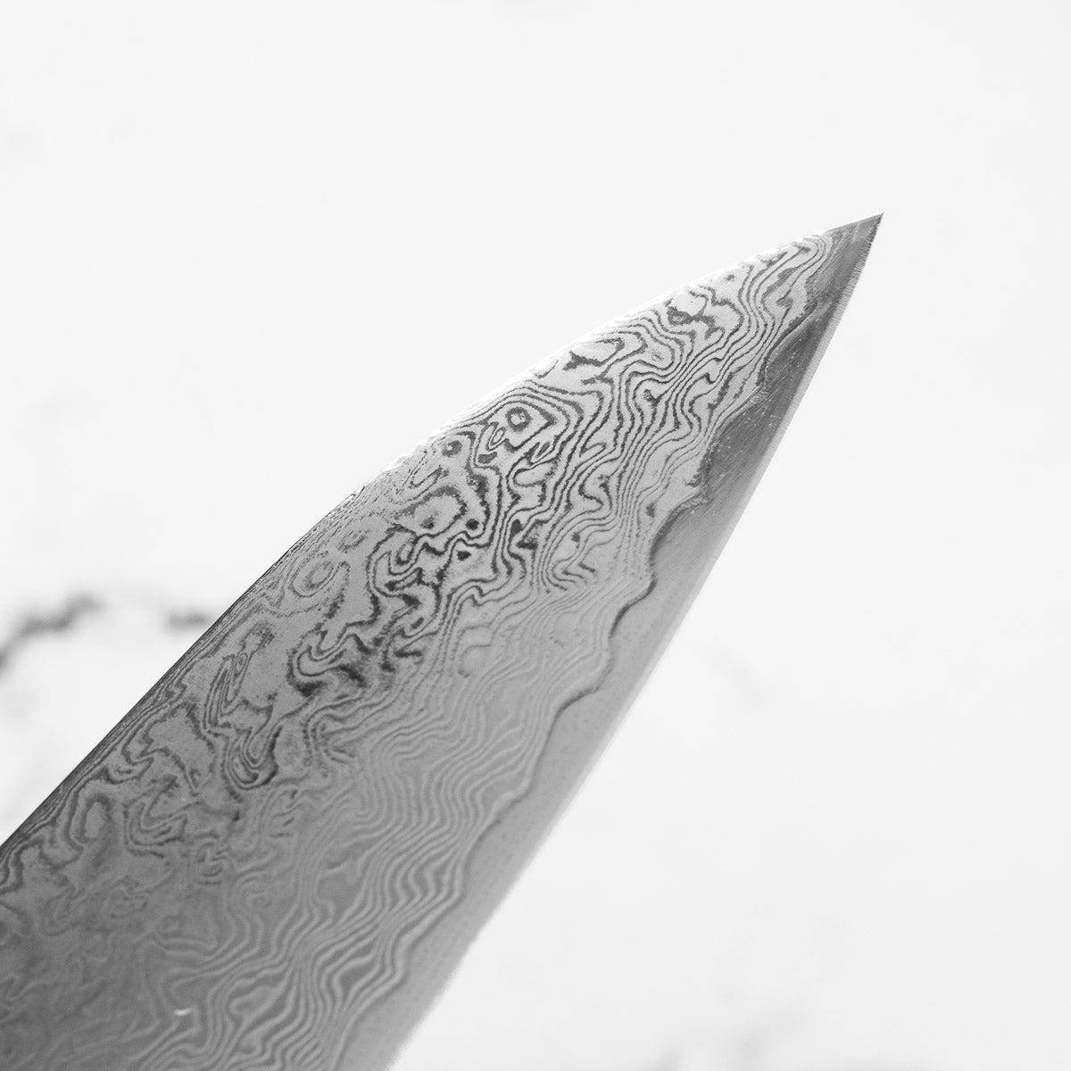 Tsunehisa SRS13 Damascus Gyuto 240mm - Black Oak