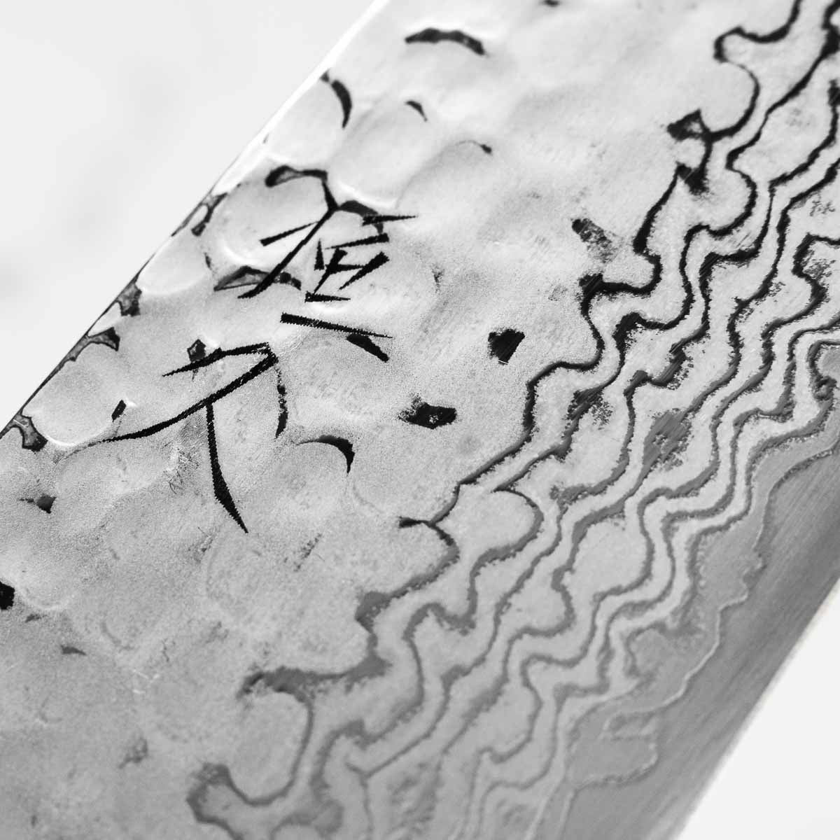 Tsunehisa Ginsan Geppaku Santoku 165mm - Black Oak
