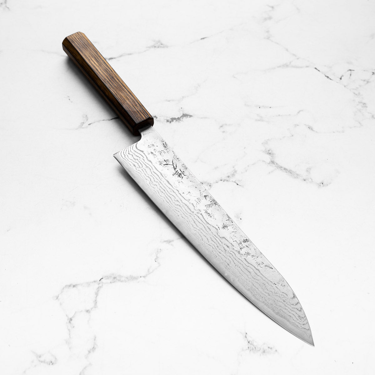 Tsunehisa Swedish Stainless Washiji Gyuto 240mm - Black Oak