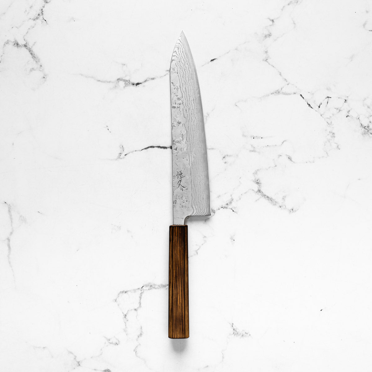 Tsunehisa Swedish Stainless Washiji Gyuto 240mm - Black Oak
