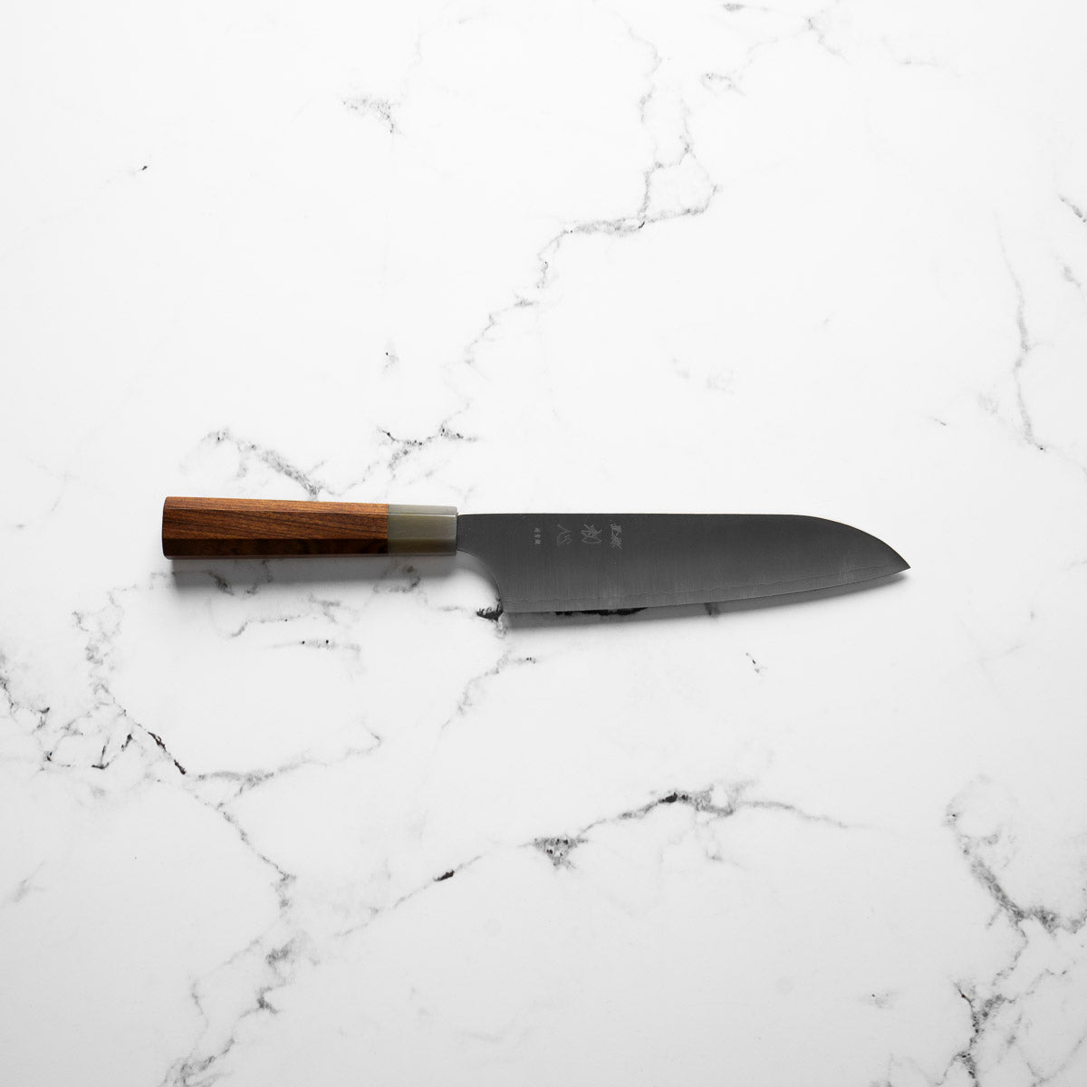Hatsukokoro Hayabusa Blue Super Santoku 180mm - Quince