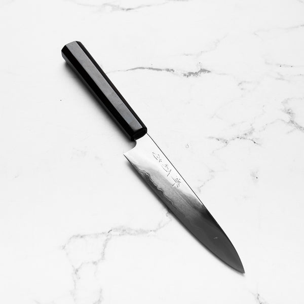 Y.Tanaka x Sakai Kikumori Blue Super Mirror Finish Petty 150mm