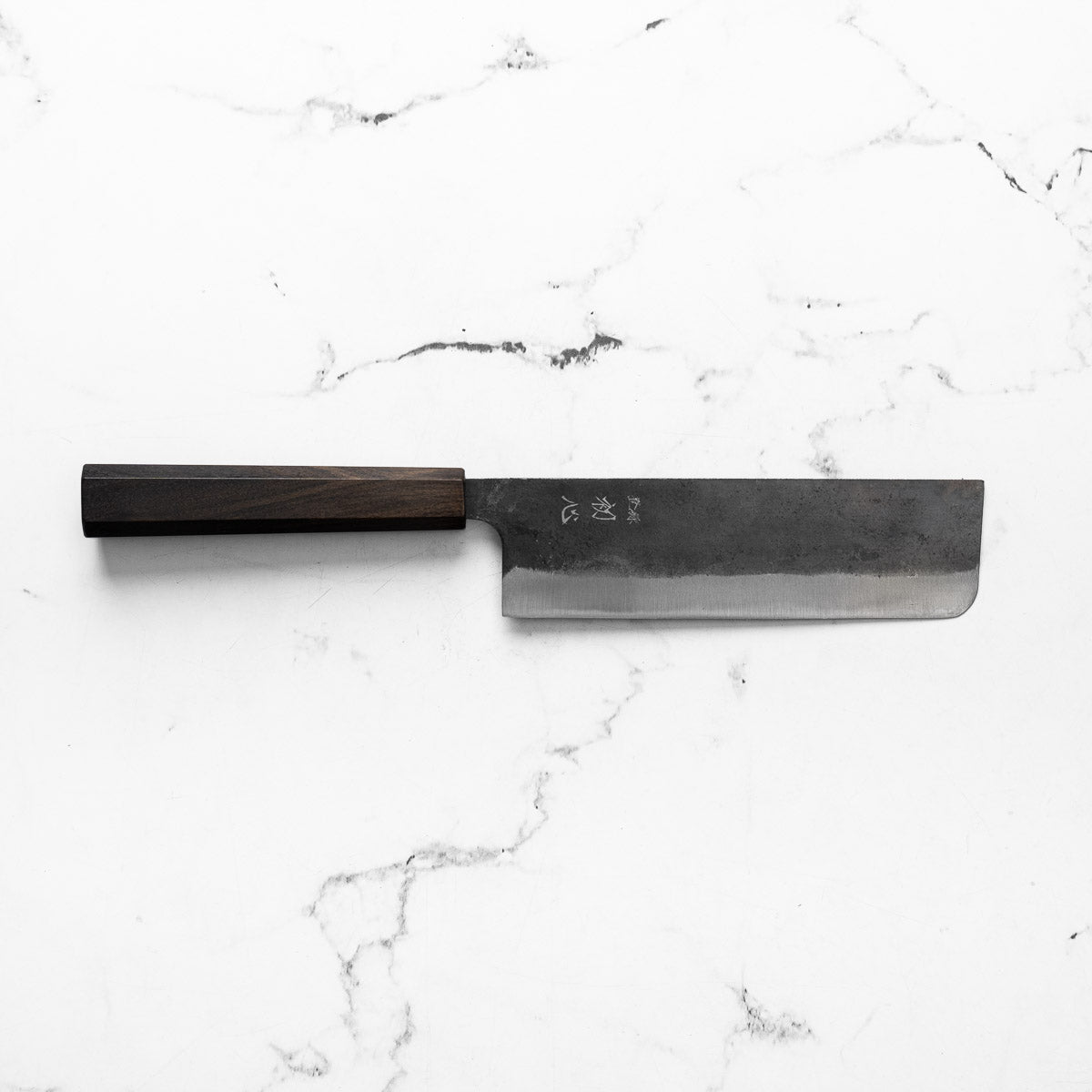 Hatsukokoro Kurogane Blue 2 Nakiri 165mm - Mono Ebony