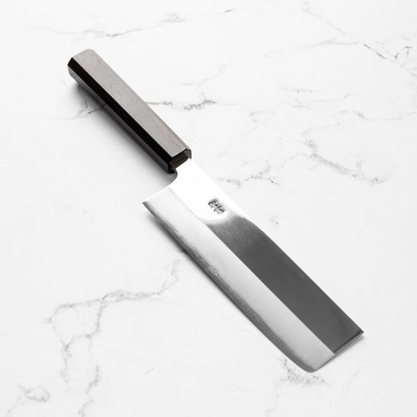Kurotori Mirror Finish Ginsan Nakiri 165mm
