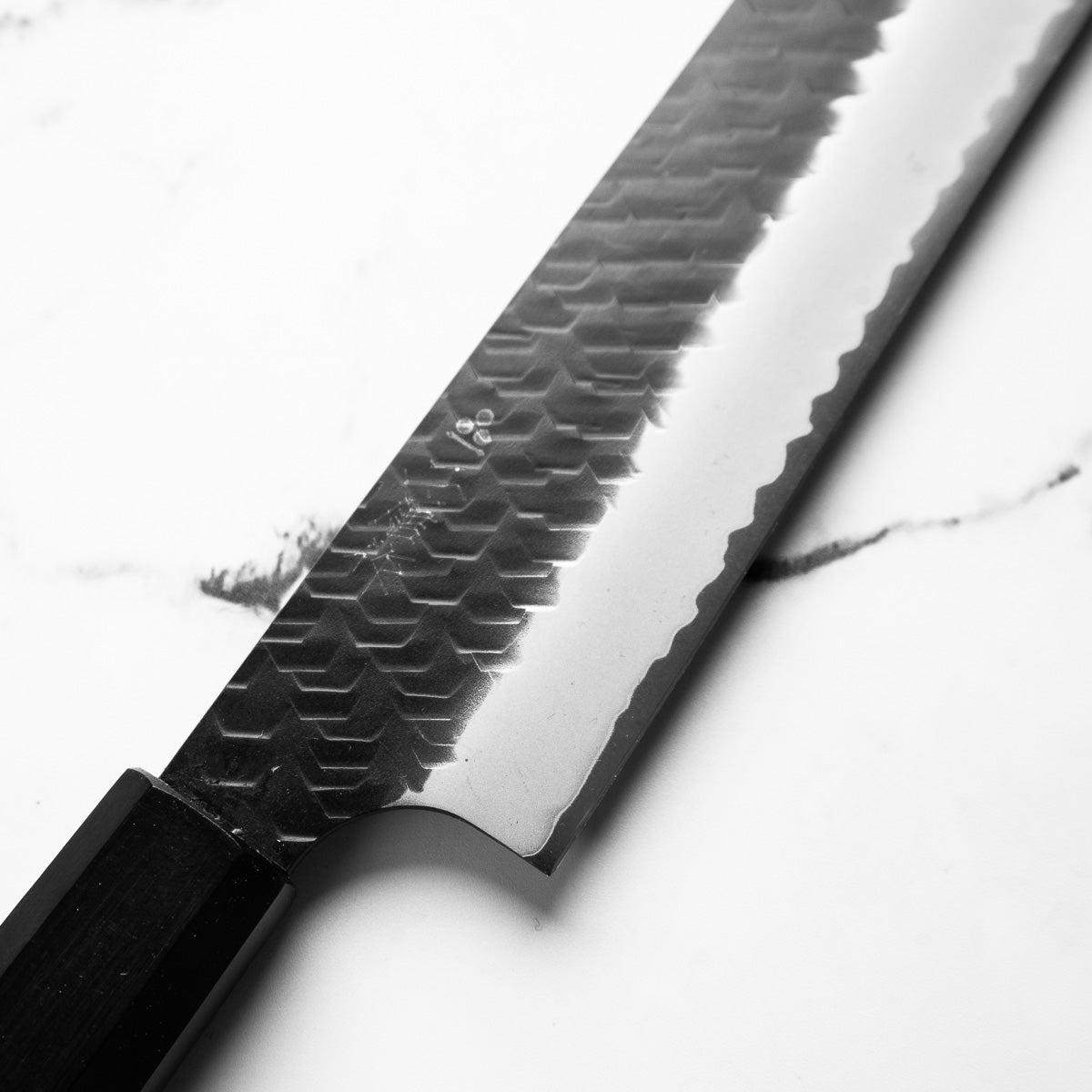 Nigara Hamono SG2 Kurouchi Tsuchime Kiritsuke Sujihiki 255mm - Ebony
