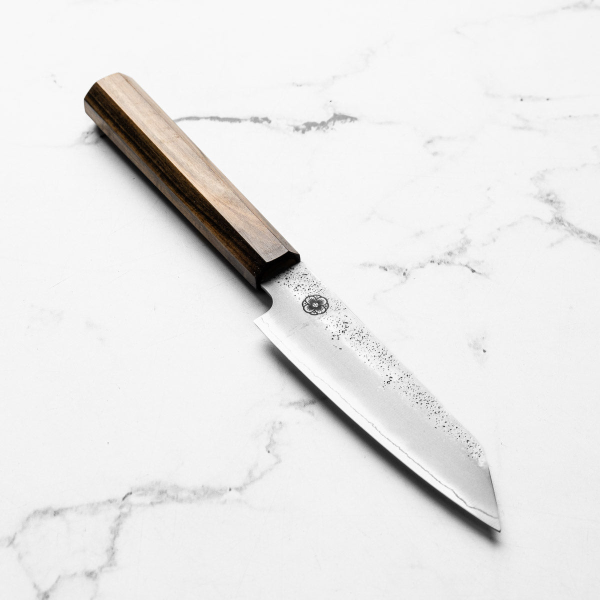 Hajimaru Ginsan Nashiji Kiritsuke Petty 125mm - Bubinga