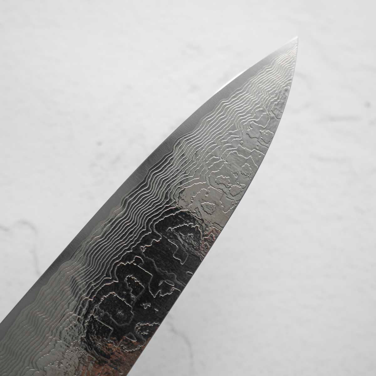 Takeshi Saji R2/SG2 Diamond Damascus Gyuto 240mm - African Blackwood