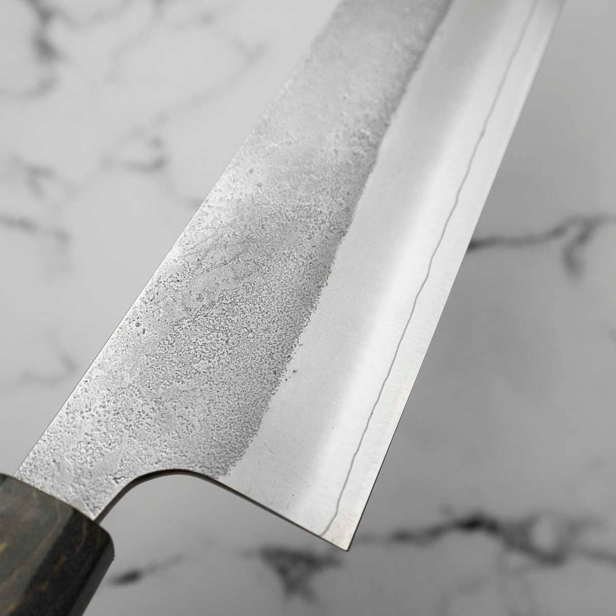 Yoshikane (Hatsukokoro) SKD Nashiji Gyuto 240mm - Dark Maple