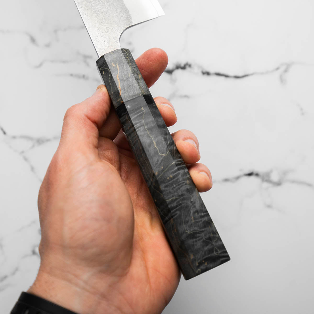 Yoshikane (Hatsukokoro) SKD Nashiji Gyuto 240mm - Dark Maple