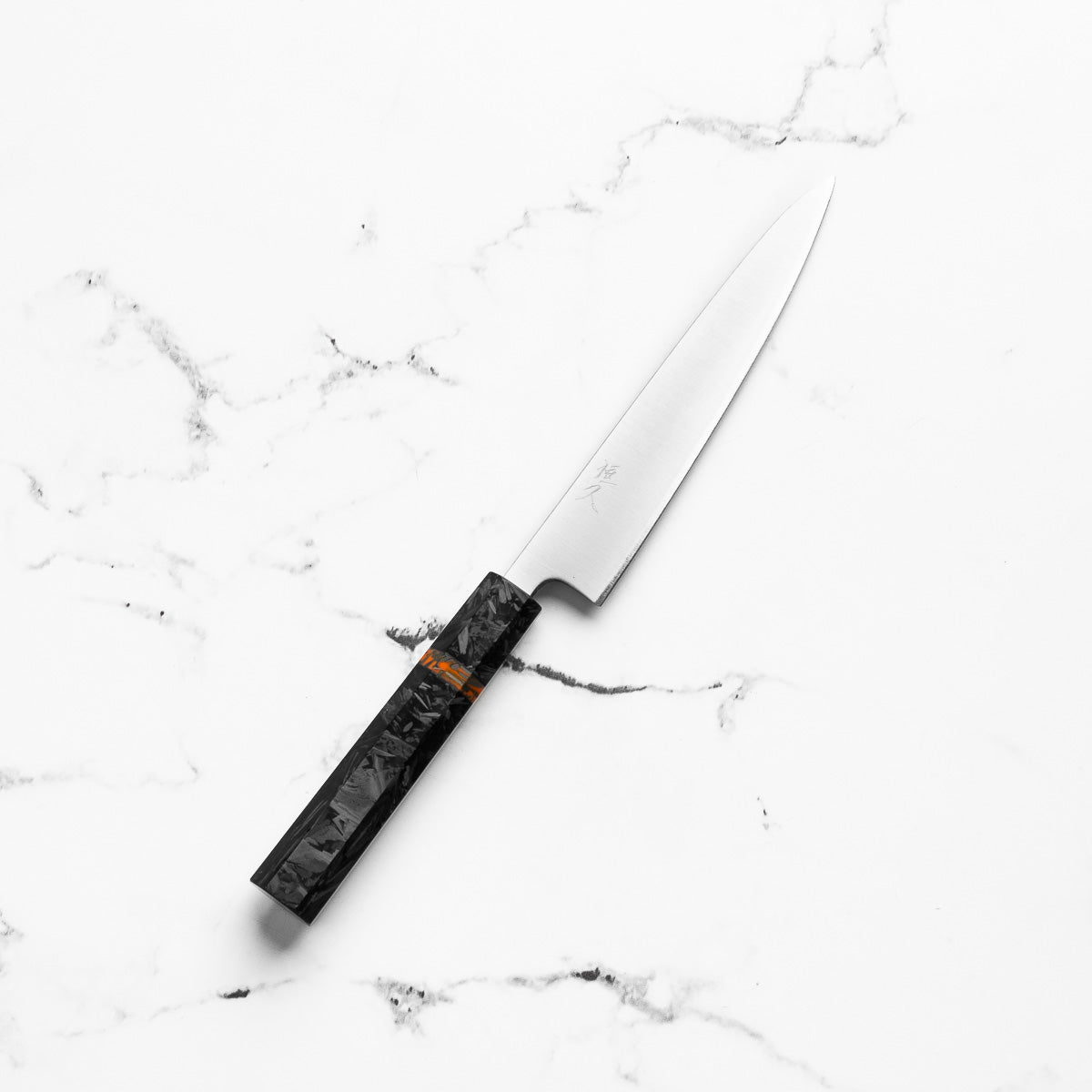 Tsunehisa Migaki Blue Super Petty 135mm - Carbon Fibre