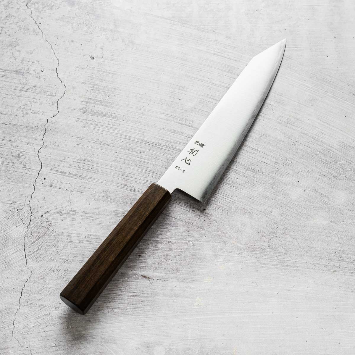 Hatsukokoro Hayabusa SG2 Kiritsuke 210mm - Mono Bubinga