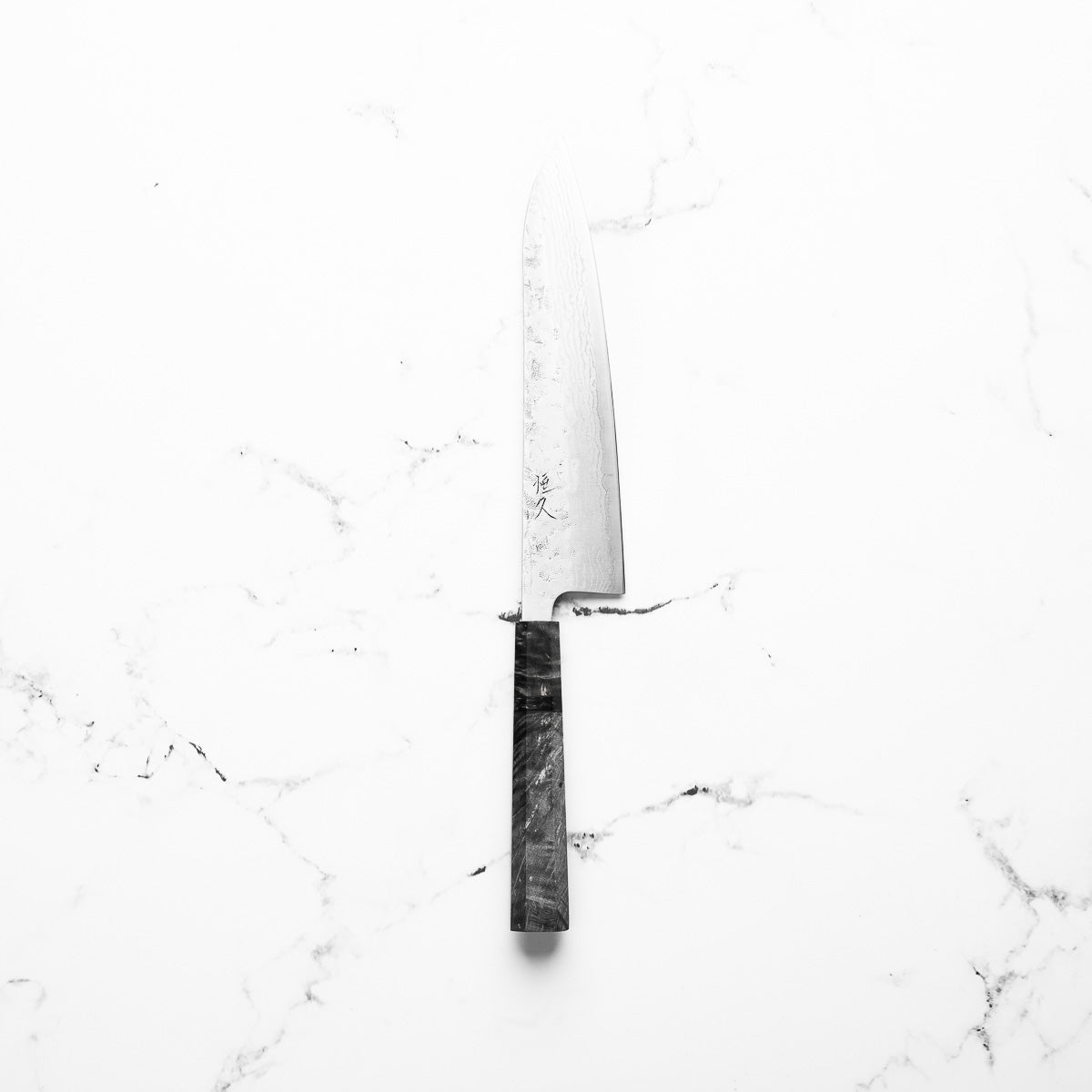 Tsunehisa Swedish Stainless Washiji Gyuto 210mm - Dark Maple