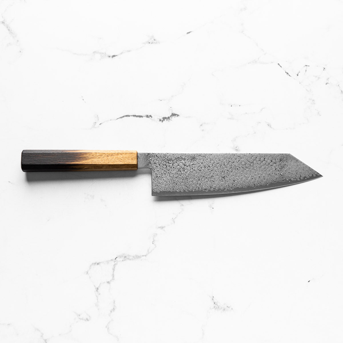 Sakai Kikumori OHS SG2 Damascus Extra Tall Kiritsuke Gyuto 210mm - Burnt Oak