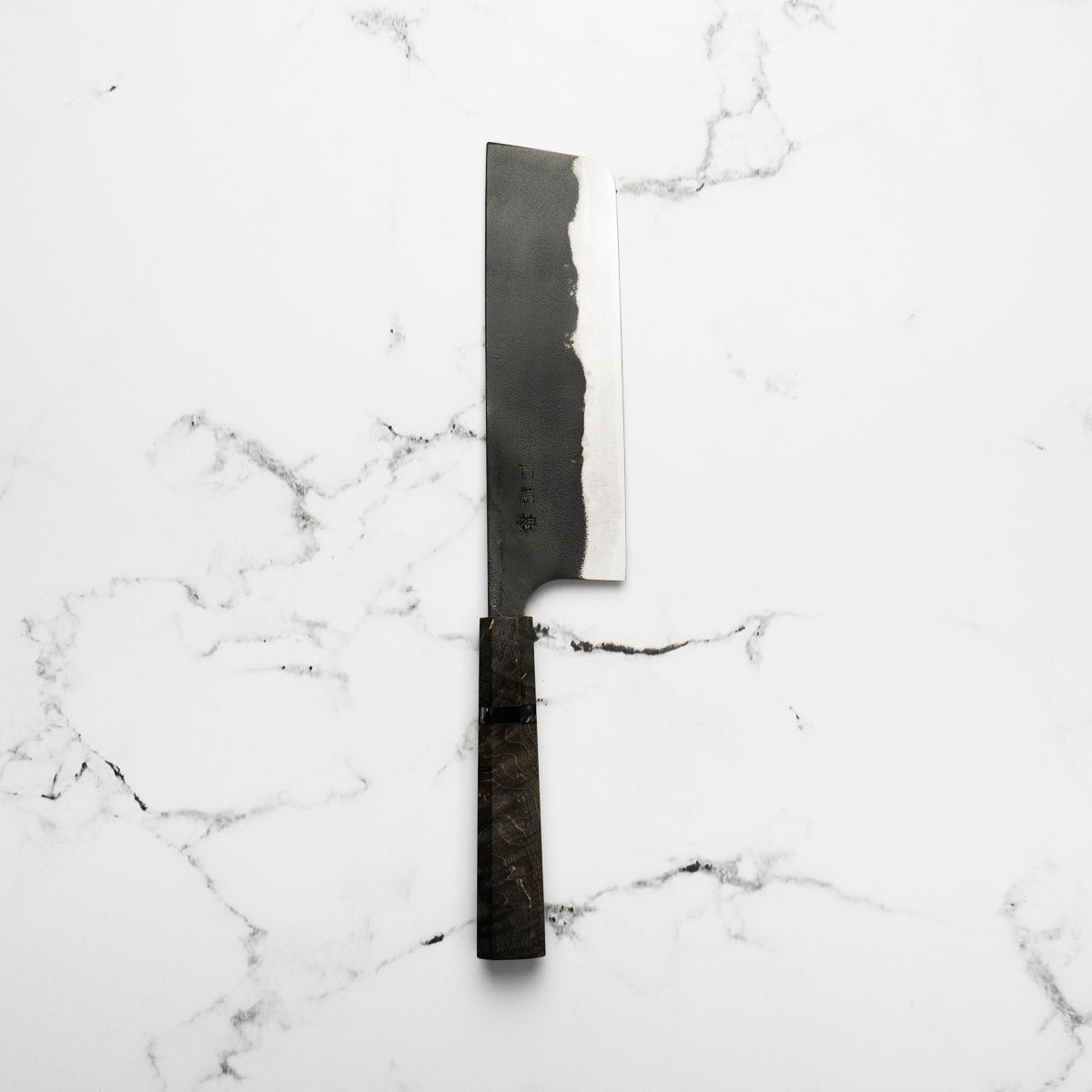 Kajibee "Seishin" White 2 Nakiri 165mm - Dark Maple