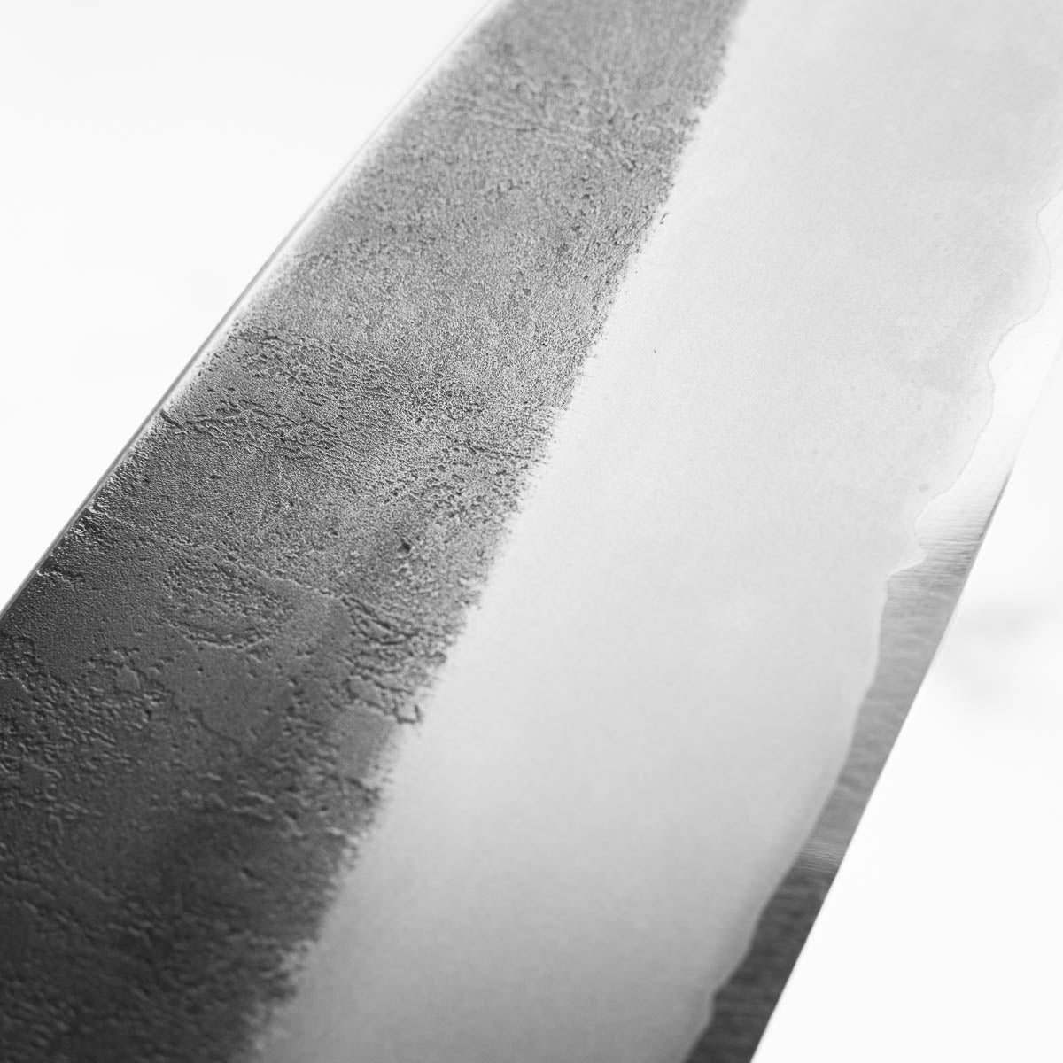 Wakui White 2 Stainless Clad Nashiji Santoku 165mm