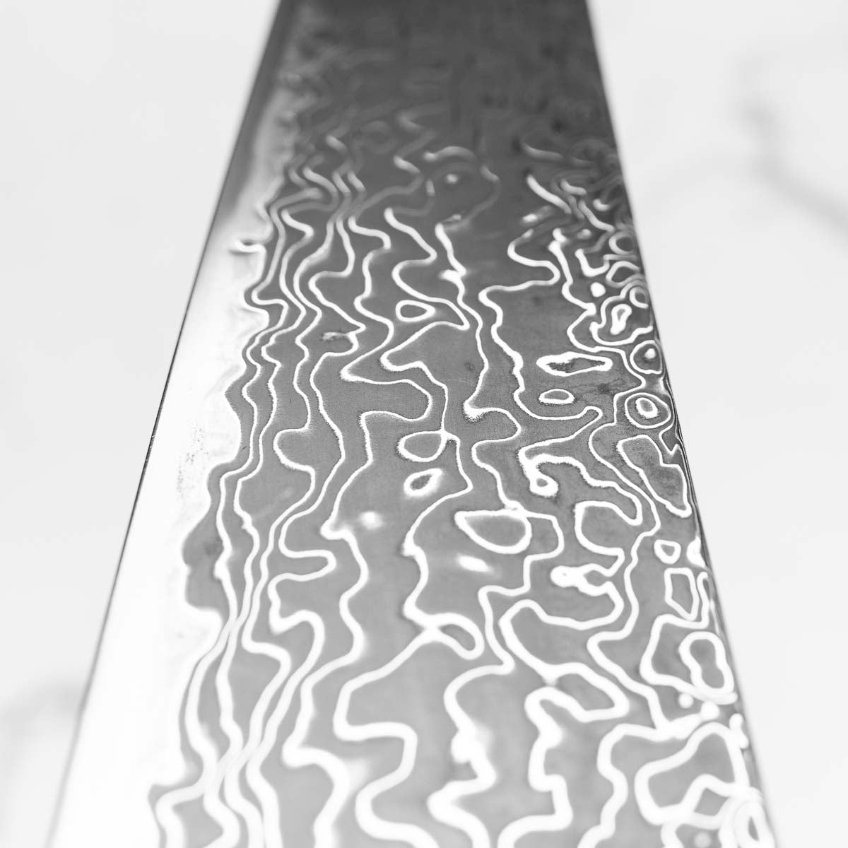 Hatsukokoro Ryuhyo Kurozome SG2 Damascus Gyuto 210mm - Ebony