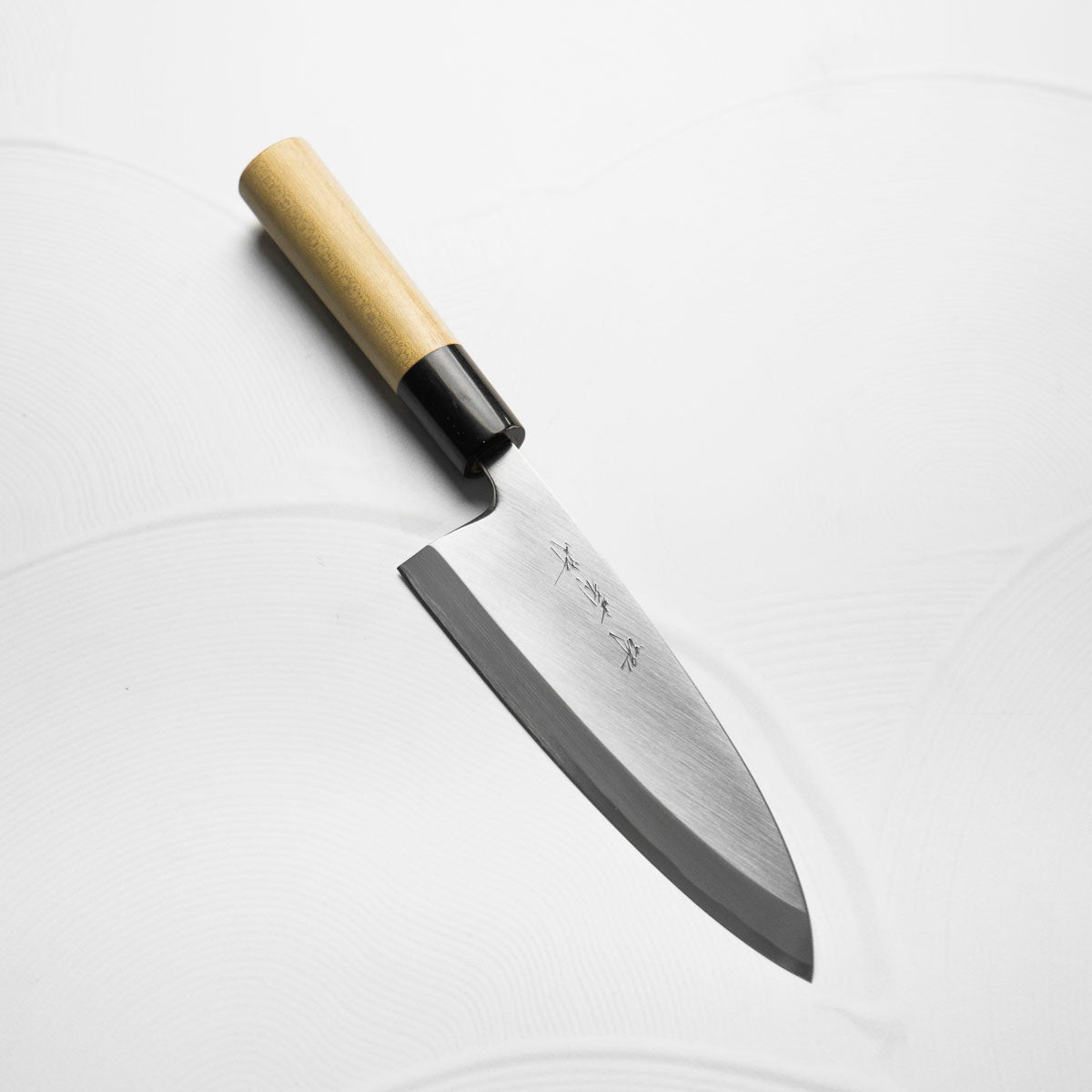 Sakai Kikumori Shironiko Deba 165mm – Chefs Edge - Handmade