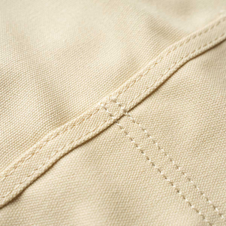 Habitat Canvas Knife Roll - 6 Slot - White With Enamel Pins