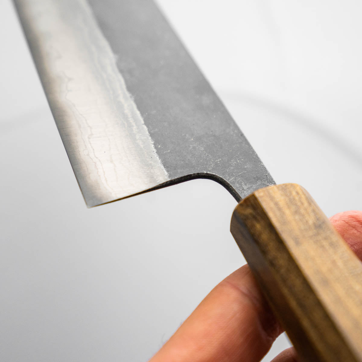 Hatsukokoro Kumokage Blue 2 Kurouchi Damascus Nakiri 165mm