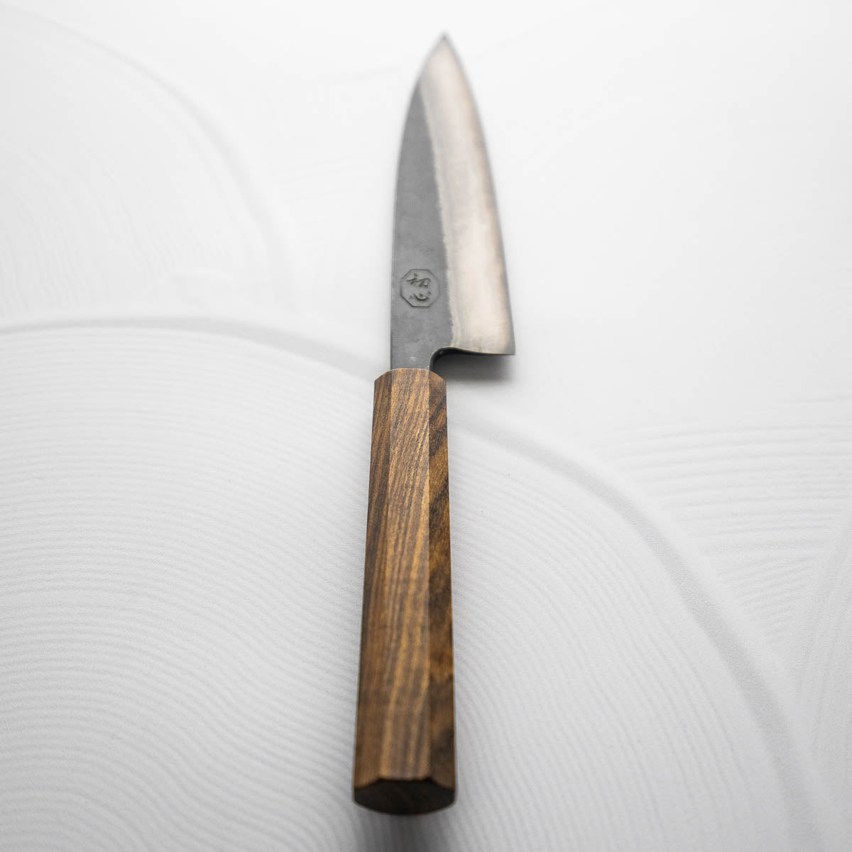Hatsukokoro Kumokage Blue 2 Kurouchi Damascus Petty 150mm