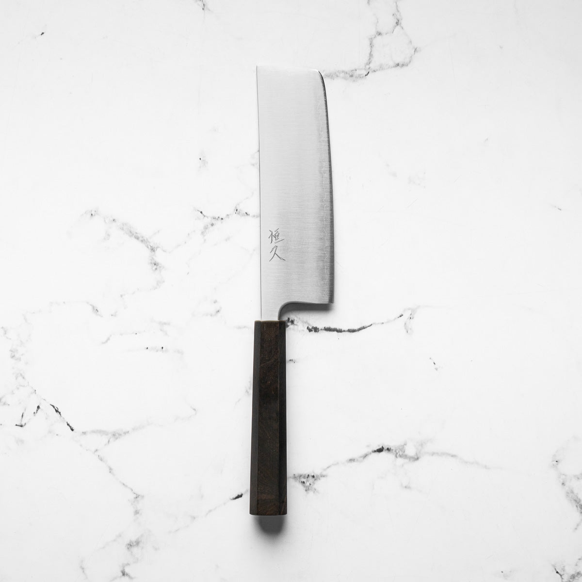 Tsunehisa Blue Super Migaki Nakiri 160mm - Ebony