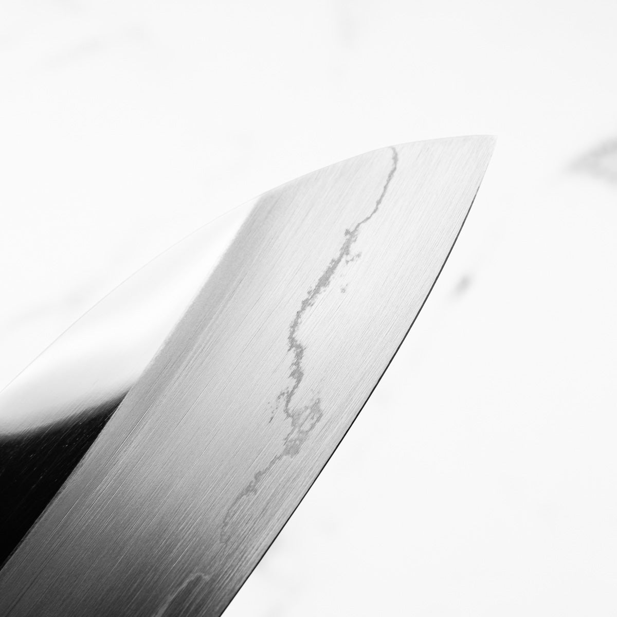 Sakai Kikumori "Choyo" Ginsan Santoku 180mm - Persimmon
