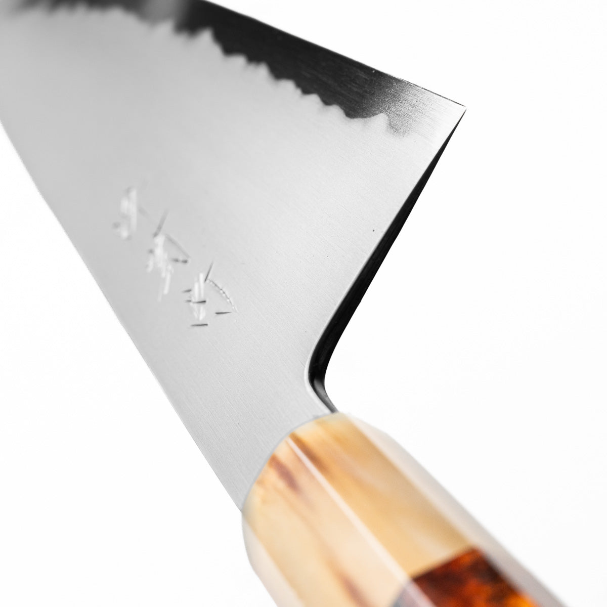 Y.Tanaka x Sakai Kikumori Extra Tall Blue 1 Gyuto 255mm - Siamese Rosewood & Blonde
