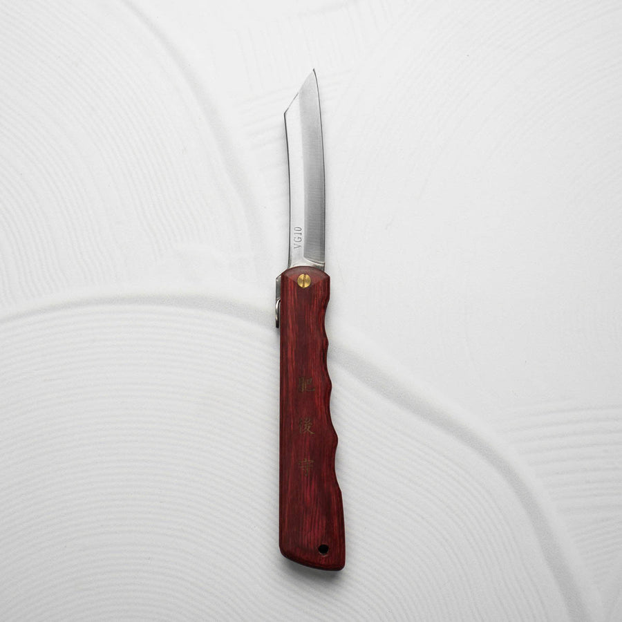 Nagao Kanekoma Higonokami VG10 Steel - Crimson