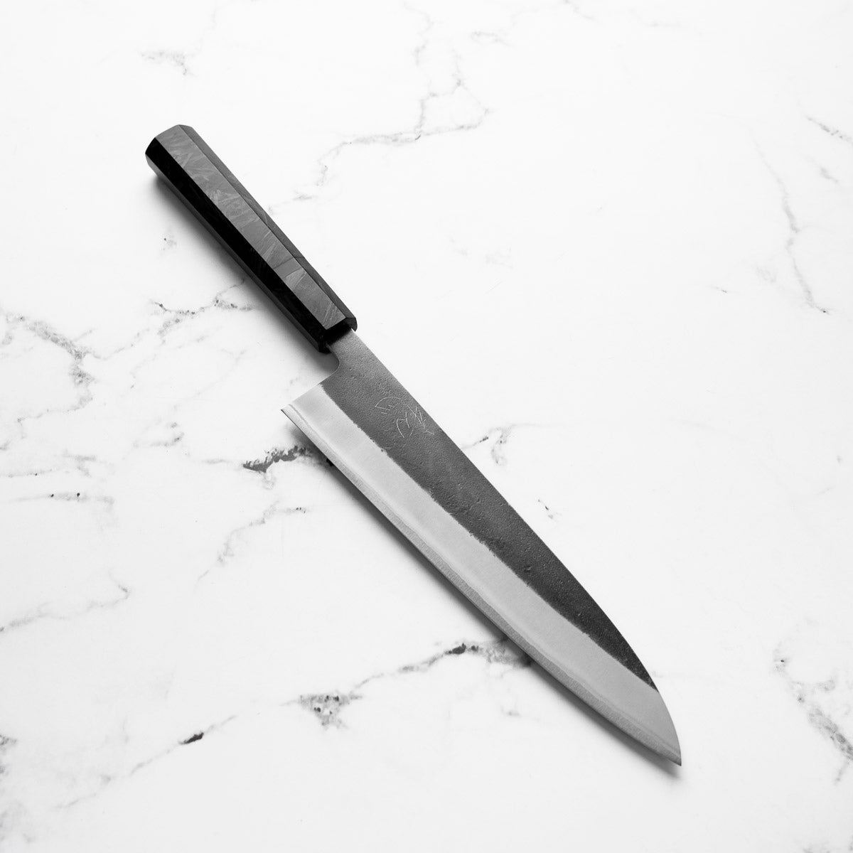 RUKURUKU♡ Yoshikane (Hatsukokoro) White 2 Kurouchi Nashiji Gyuto 210mm