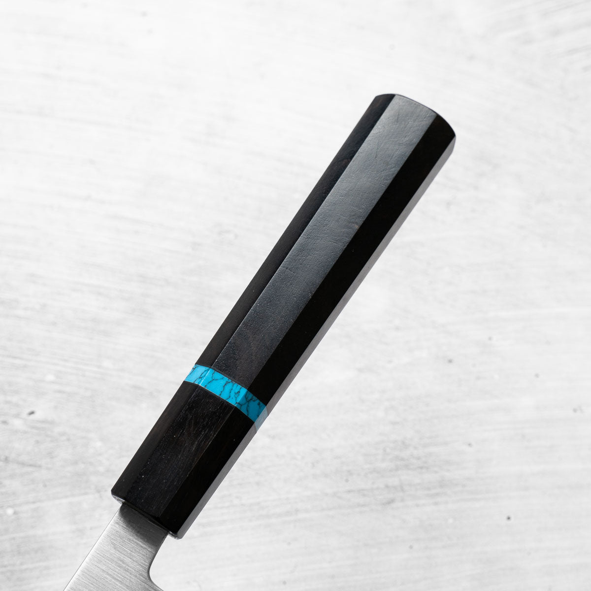 Masamoto Sohonten KS White 2 Gyuto 210mm - Ebony & Turquoise