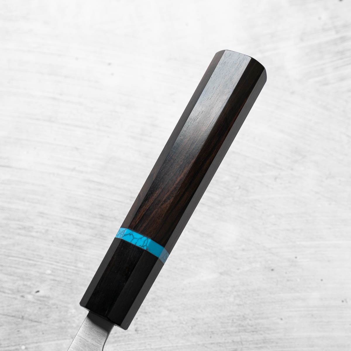 Masamoto Sohonten KS White 2 Gyuto 240mm - Ebony & Turquoise